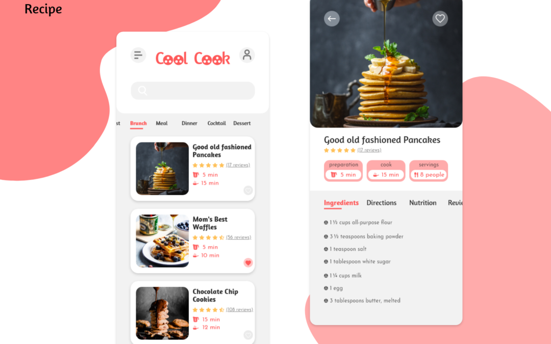 Recette – Daily UI 040