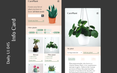 Info Card – Daily UI 045