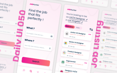 Job Listing – Daily UI 050