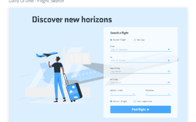 Flight Search – Daily UI 068